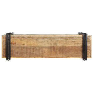 Ράφι τοίχου 110x33x45 cm Στερεό ακατέργαστο ξύλο Mango - Pakobazaar