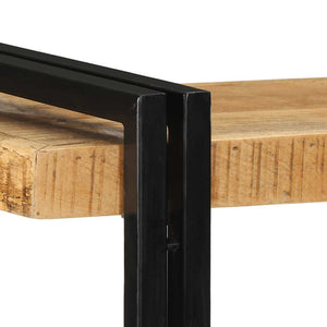 Ράφι τοίχου 110x33x45 cm Στερεό ακατέργαστο ξύλο Mango - Pakobazaar