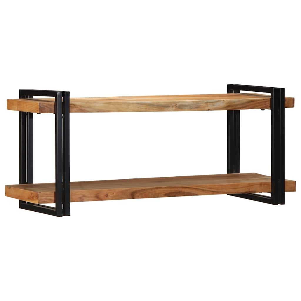 Ράφι τοίχου 110x33x45 cm Μασίφ ξύλο ακακίας - Pakobazaar