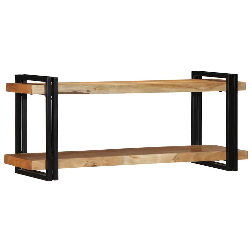 Ράφι τοίχου 110x33x45 cm Μασίφ ξύλο ακακίας - Pakobazaar