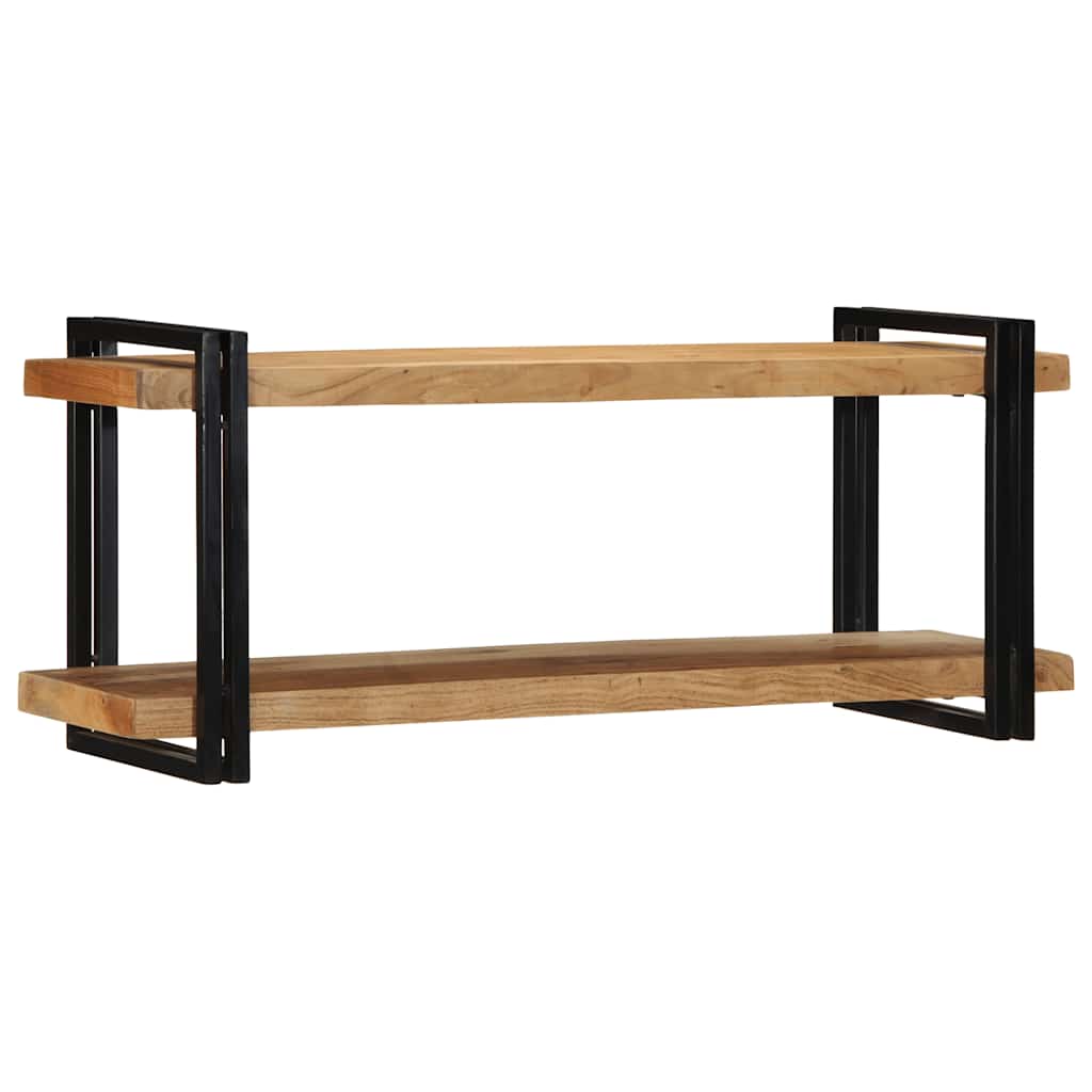 Ράφι τοίχου 110x33x45 cm Μασίφ ξύλο ακακίας - Pakobazaar