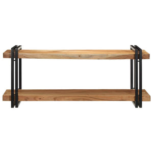 Ράφι τοίχου 110x33x45 cm Μασίφ ξύλο ακακίας - Pakobazaar