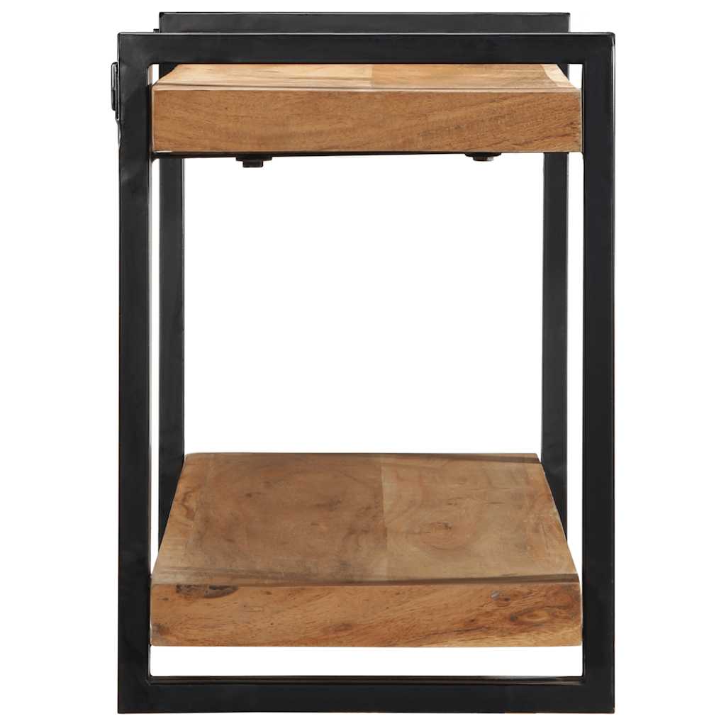 Ράφι τοίχου 110x33x45 cm Μασίφ ξύλο ακακίας - Pakobazaar