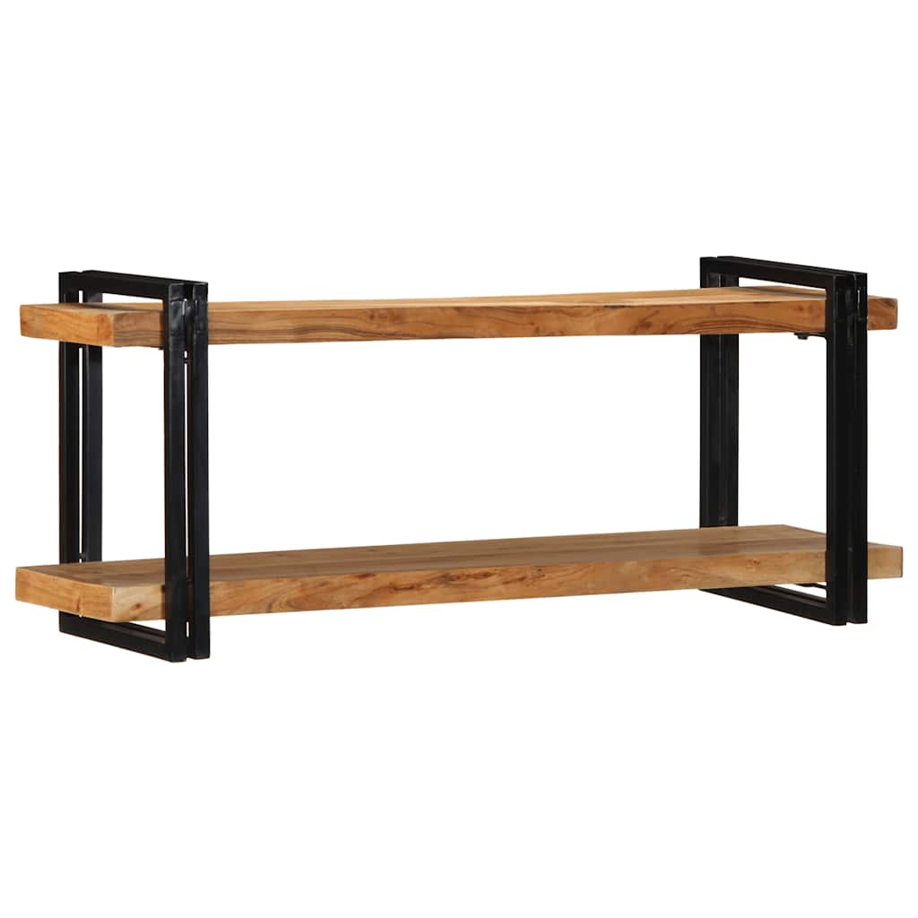 Ράφι τοίχου 110x33x45 cm Μασίφ ξύλο ακακίας - Pakobazaar