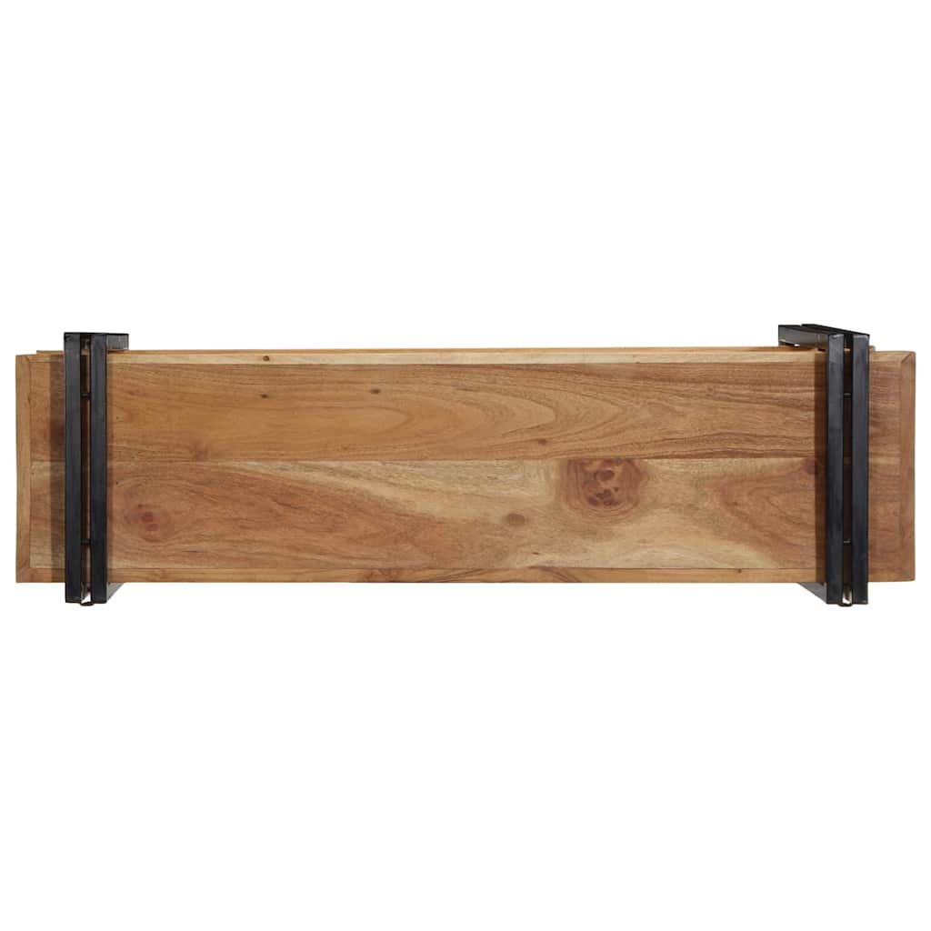 Ράφι τοίχου 110x33x45 cm Μασίφ ξύλο ακακίας - Pakobazaar