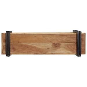 Ράφι τοίχου 110x33x45 cm Μασίφ ξύλο ακακίας - Pakobazaar