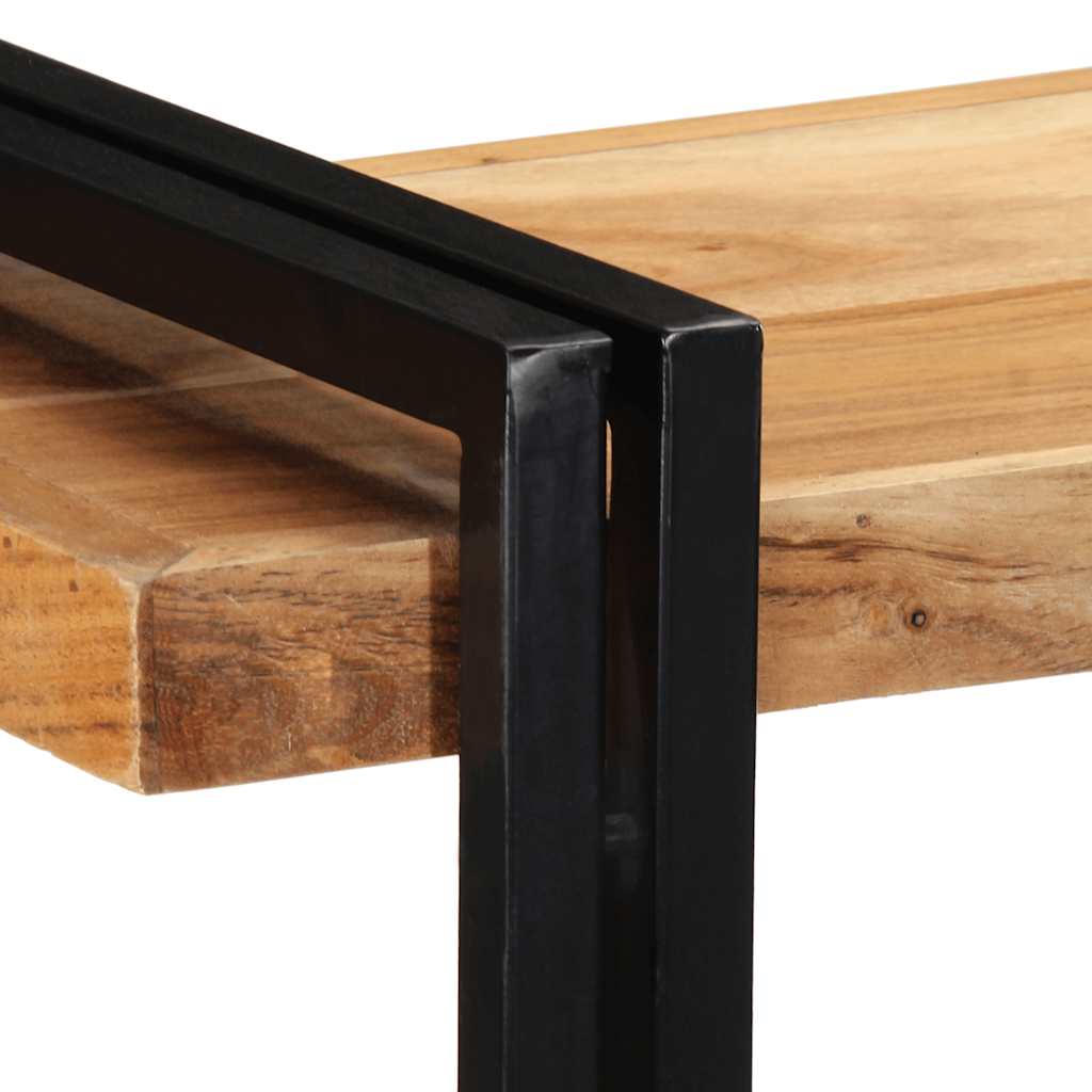 Ράφι τοίχου 110x33x45 cm Μασίφ ξύλο ακακίας - Pakobazaar