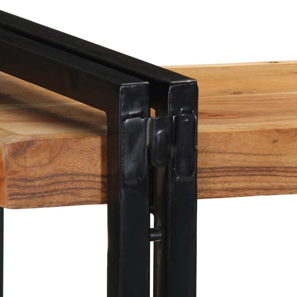 Ράφι τοίχου 110x33x45 cm Μασίφ ξύλο ακακίας - Pakobazaar