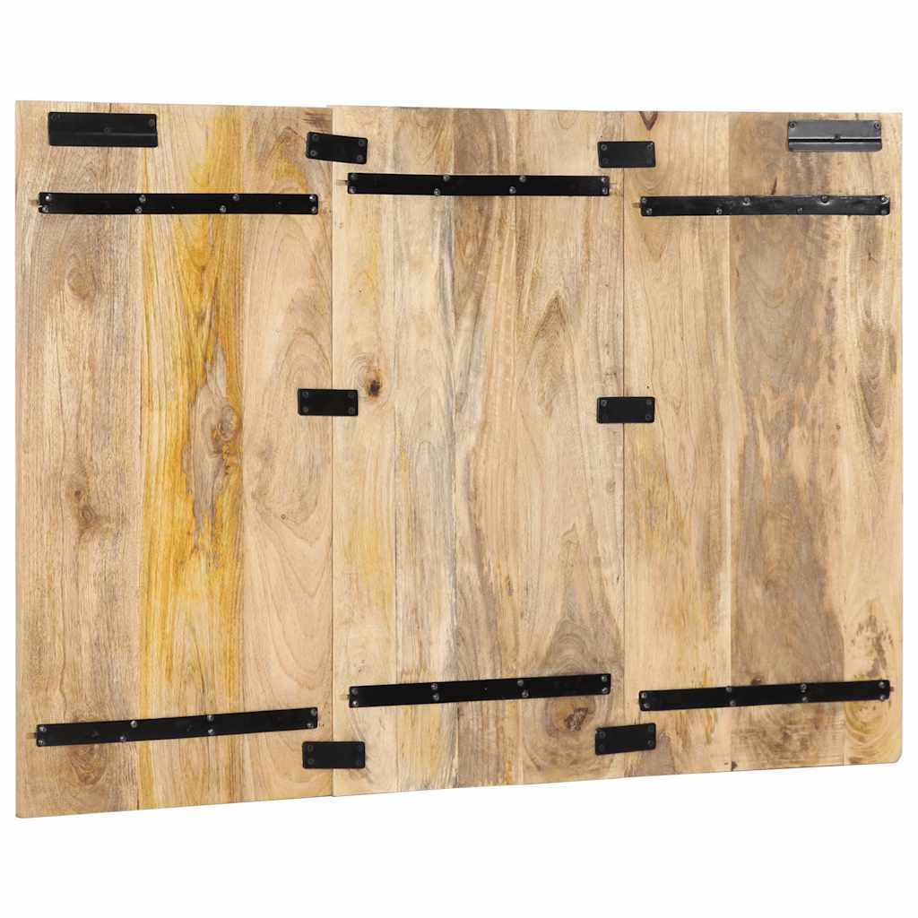 κεφαλάρι 120 cm μασίφ ακατέργαστο ξύλο Mango - Pakobazaar