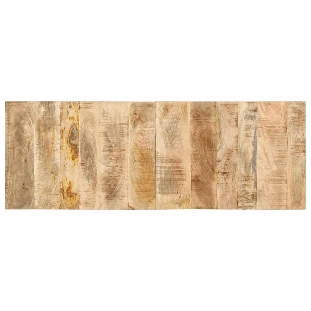 κεφαλάρι 140 cm μασίφ ακατέργαστο ξύλο Mango - Pakobazaar