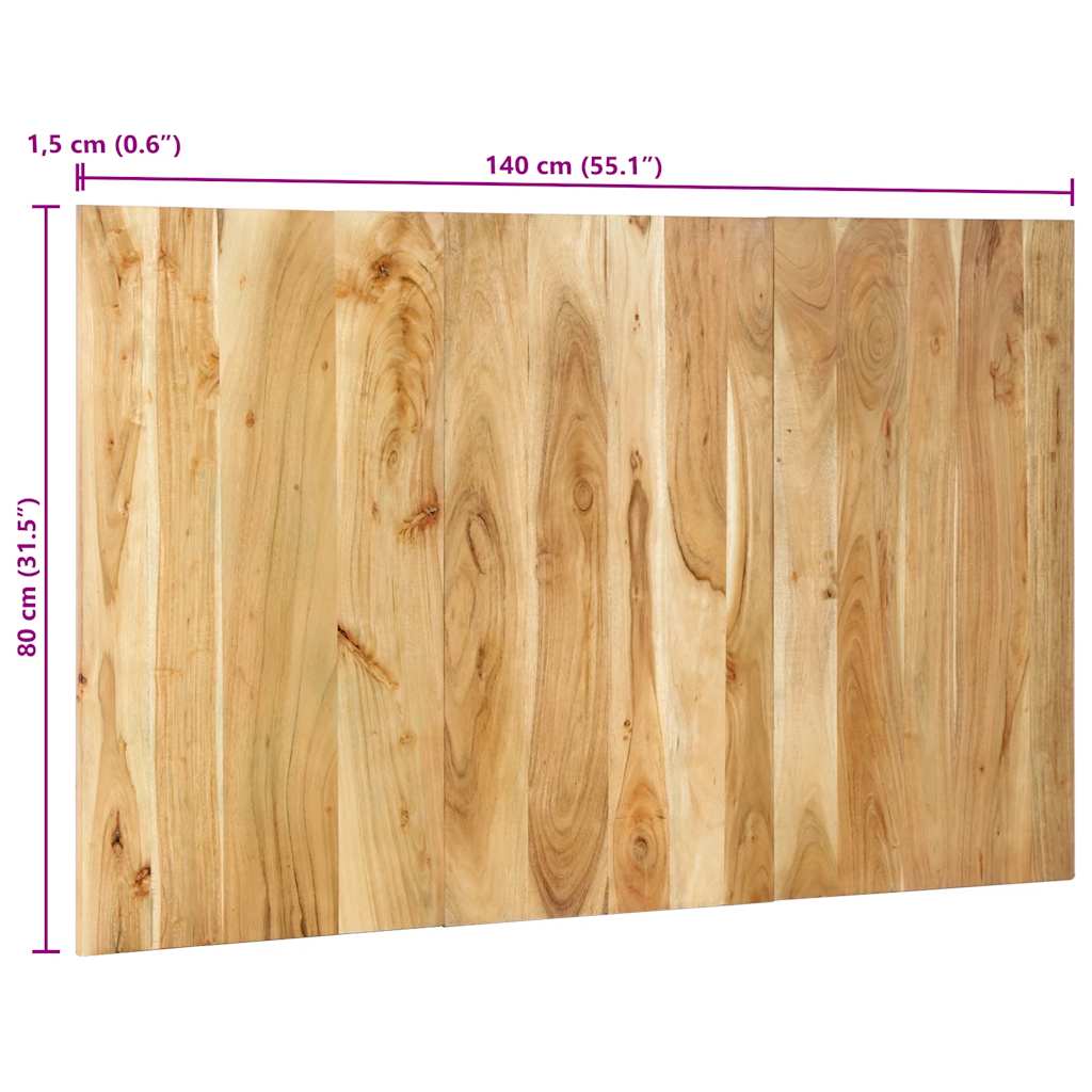 κεφαλάρι 140 cm από μασίφ ξύλο ακακίας - Pakobazaar