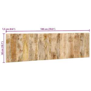 κεφαλάρι 180 cm μασίφ ακατέργαστο ξύλο Mango - Pakobazaar