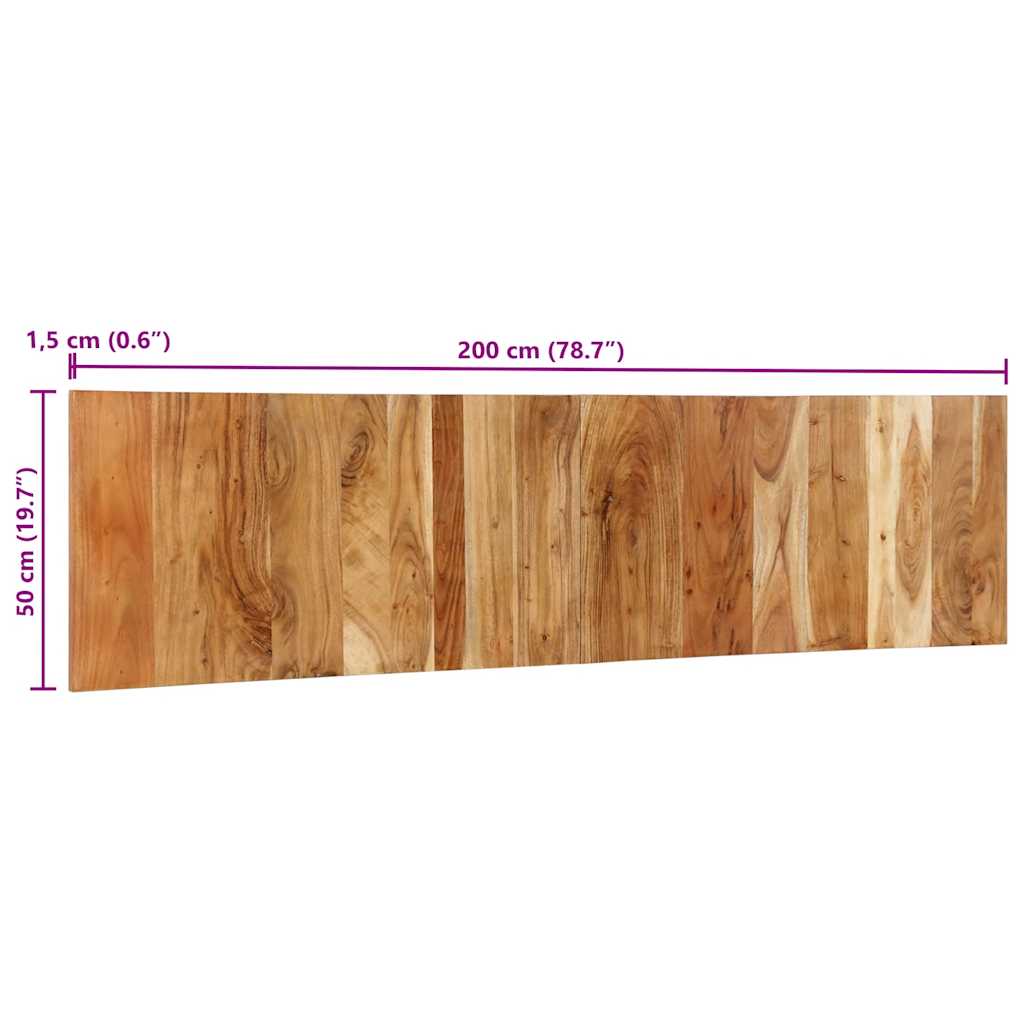 κεφαλάρι 200 cm από μασίφ ξύλο ακακίας