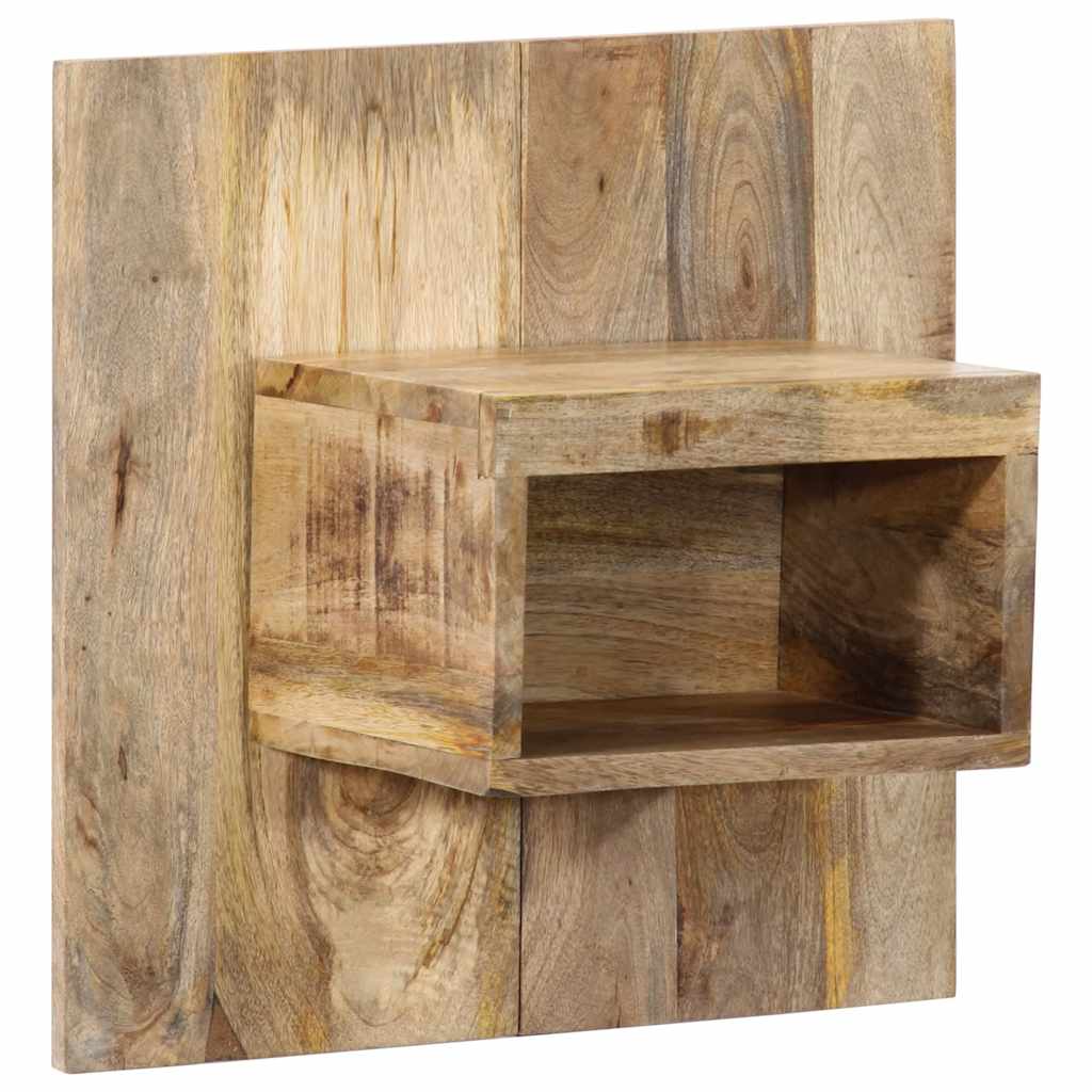 Κομοδίνο 50x27x50 cm Στερεό ακατέργαστο ξύλο Μάνγκο - Pakobazaar