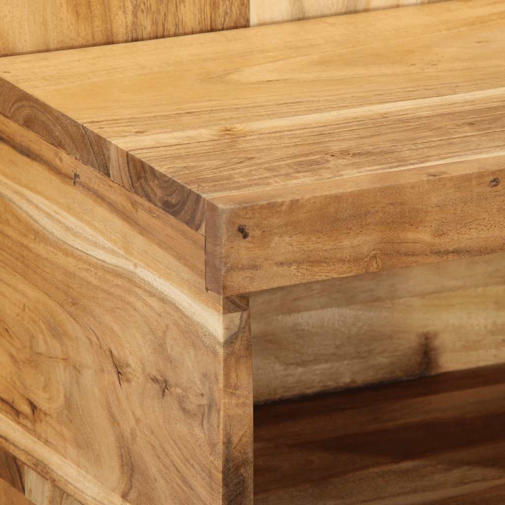 Κομοδίνο 50x27x50 εκ. από Μασίφ Ξύλο Ακακίας