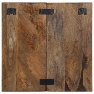 Κομοδίνο Πολύχρωμο ντουλάπι 50x27x50cm Στερεό ξύλο αναγεννημένο