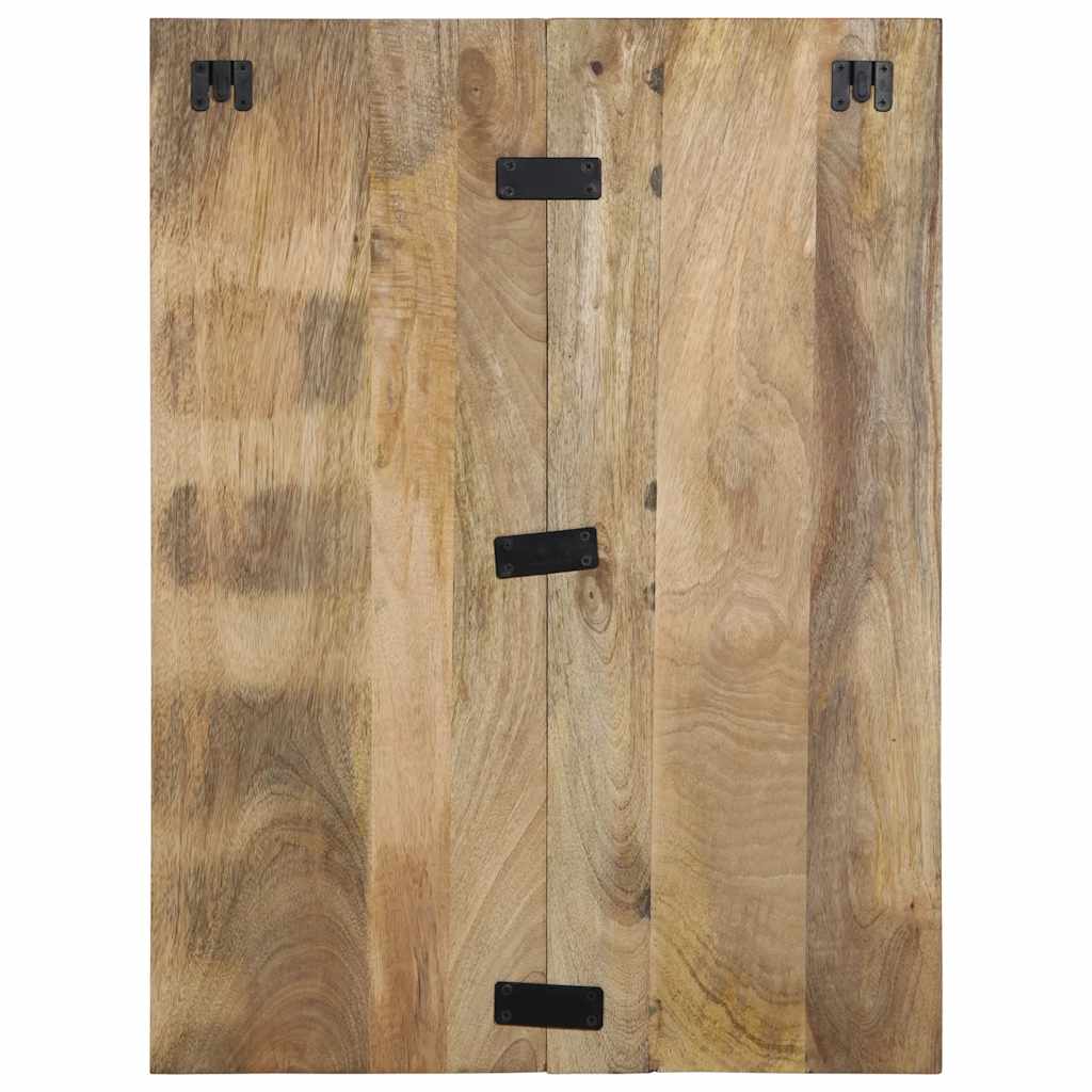 Κομοδίνο 60x32x80 cm Στερεό ακατέργαστο ξύλο Μάνγκο - Pakobazaar