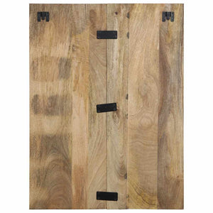 Κομοδίνο 60x32x80 cm Στερεό ακατέργαστο ξύλο Μάνγκο - Pakobazaar
