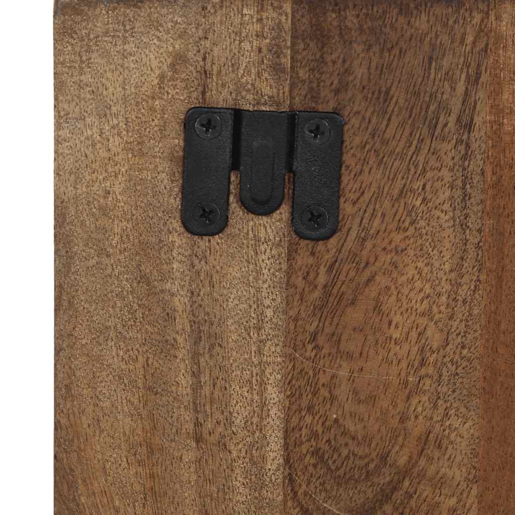 Κομοδίνο Πολύχρωμο ντουλάπι 60x32x80cm Στερεό ξύλο αναγεννημένο