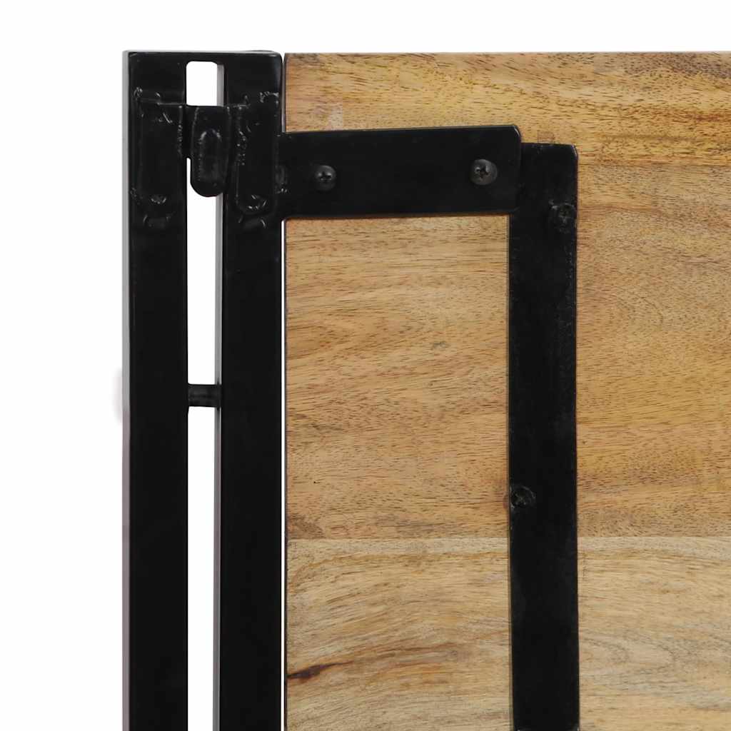 κεφαλάρι 100 cm από μασίφ ξύλο Mango και σίδερο - Pakobazaar