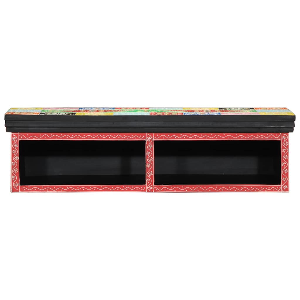 Ντουλάπι TV Πολύχρωμο 80 x 30 x 22 εκ Επεξεργασμένο ξύλο