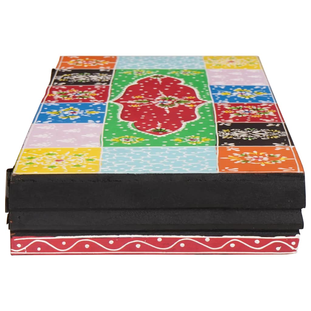 Ράφια Τοίχου 3 pcs Πολύχρωμο 100 x 20 x 6 cm Στερεό ξύλο μάνγκο