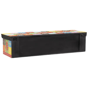 Ντουλάπι TV Πολύχρωμο 100 x 30 x 24 εκ Μασίφ ξύλο μάνγκο