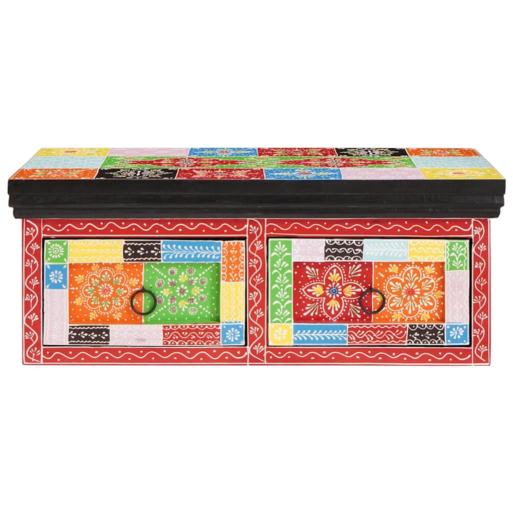 Ντουλάπι TV Πολύχρωμο 60 x 30 x 24 εκ Μασίφ ξύλο μάνγκο - Pakobazaar