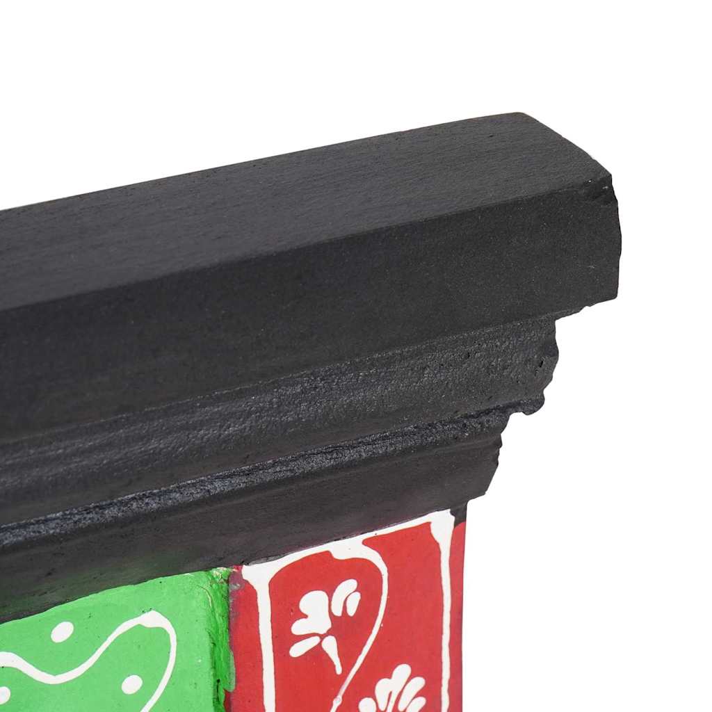 Κρεμάστρα Μαύρο 80 x 25 x 2 cm Στερεό ξύλο μάνγκο - Pakobazaar