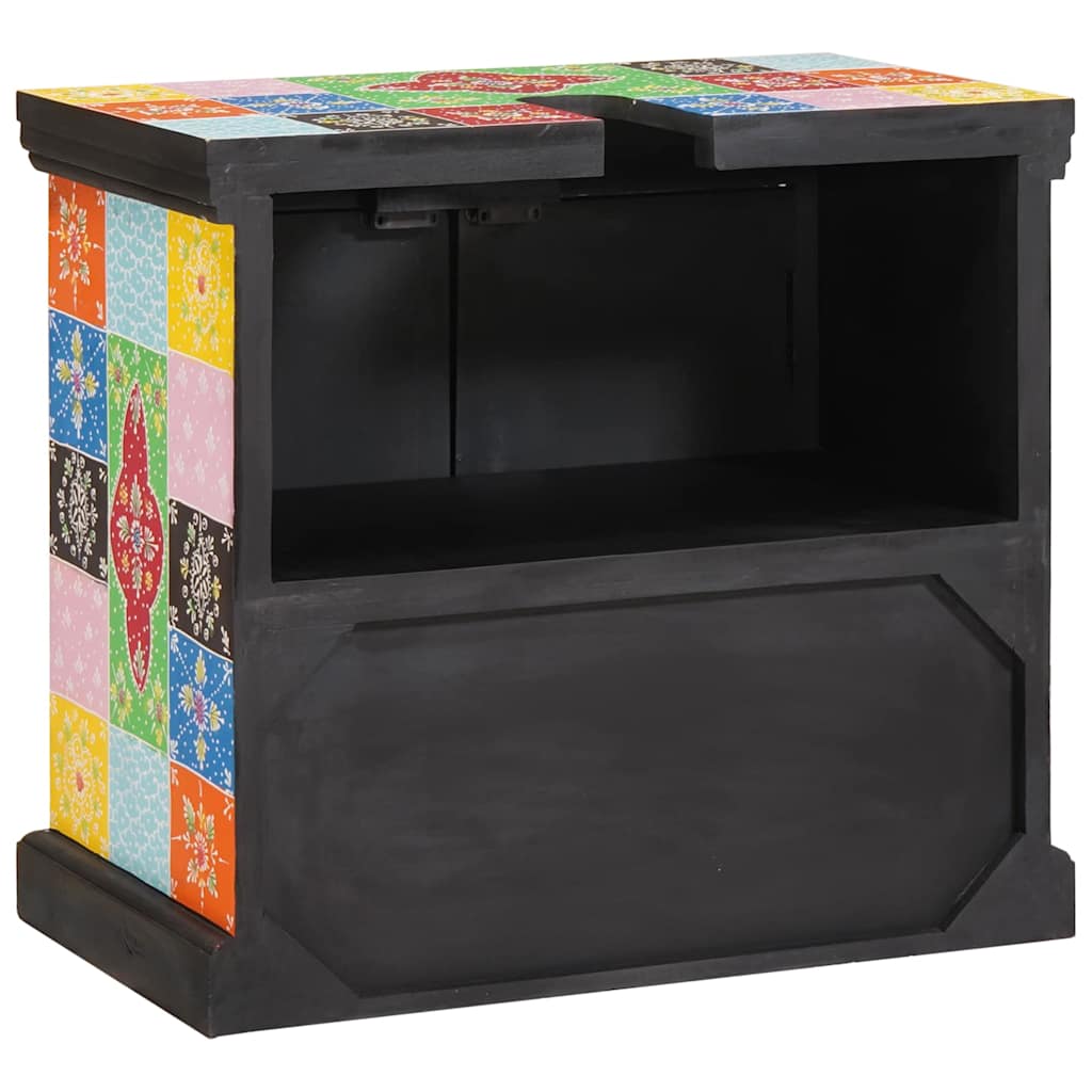 Ντουλάπι νιπτήρα Καφέ 60 x 35 x 55 cm Στερεό ξύλο μάνγκο