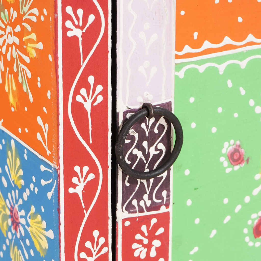 Συρταριέρα Πολύχρωμο 30 x 30 x 90 εκ. Στερεό ξύλο μάνγκο