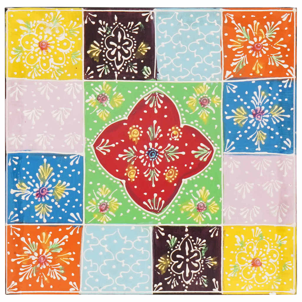 Συρταριέρα Πολύχρωμο 30 x 30 x 90 εκ. Στερεό ξύλο μάνγκο