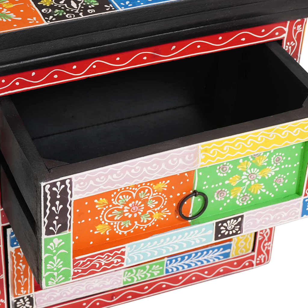 Κομοδίνο με συρτάρι Πολύχρωμο 40 x 30 x 40 εκ - Pakobazaar