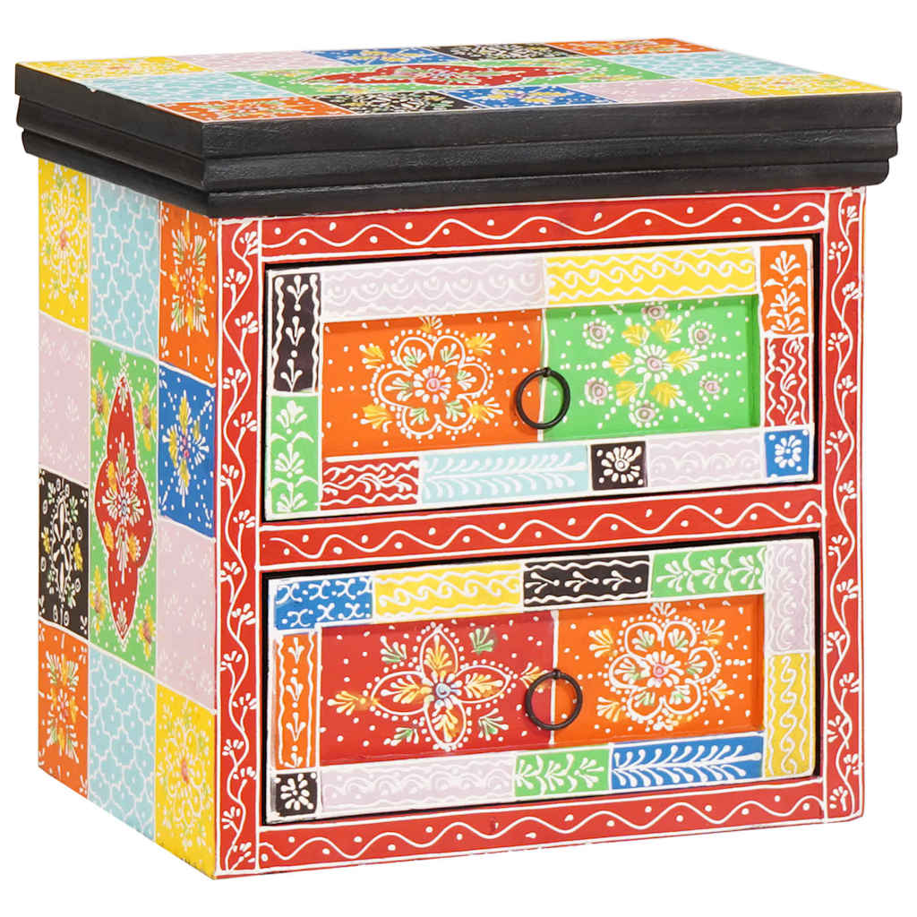 Κομοδίνο με συρτάρι Πολύχρωμο 40 x 30 x 40 εκ - Pakobazaar