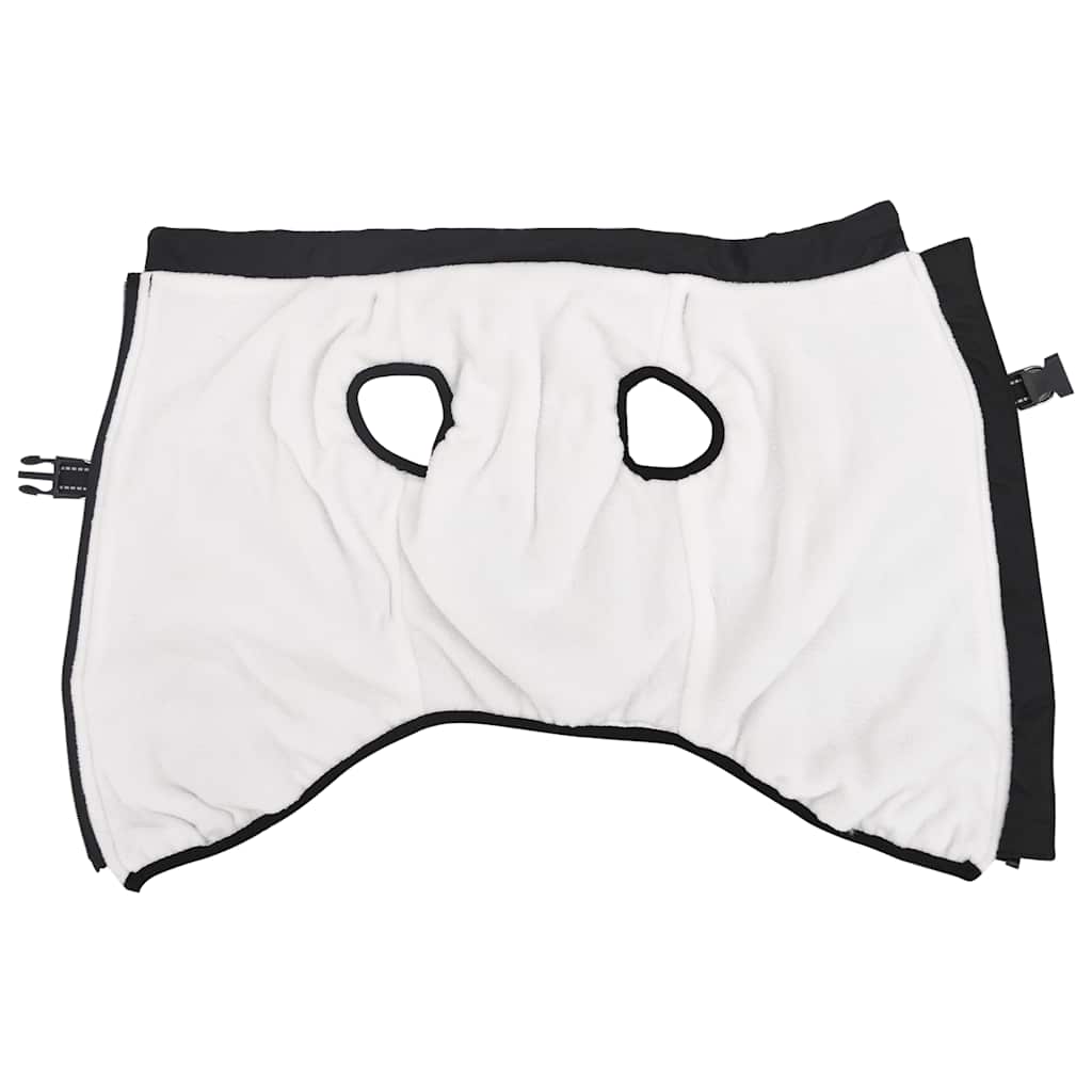 παλτό σκύλου με ιμάντα αδιάβροχο αντανακλαστικό μαύρο L44