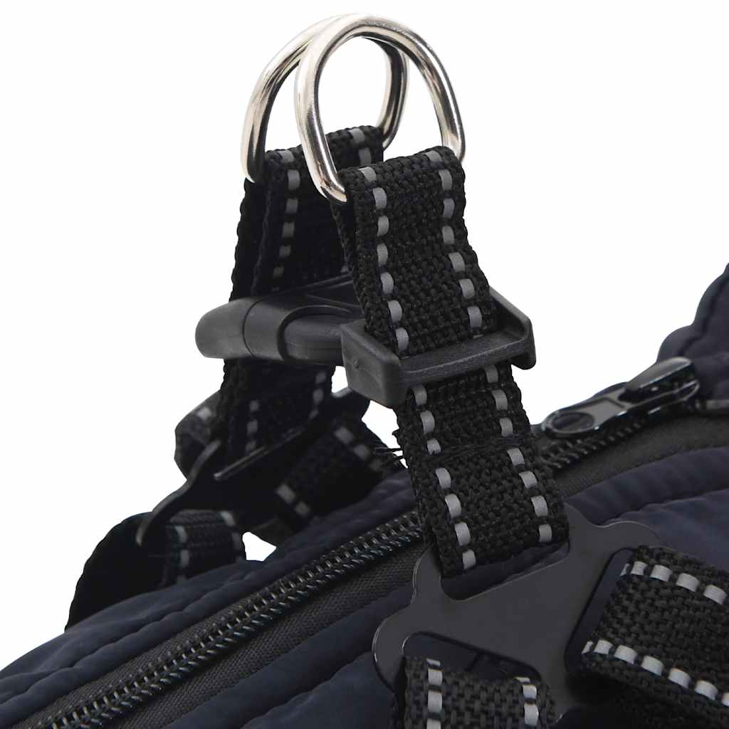 παλτό σκύλου ιμάντα αδιάβροχο αντανακλαστικό ναυτικό μπλε L24