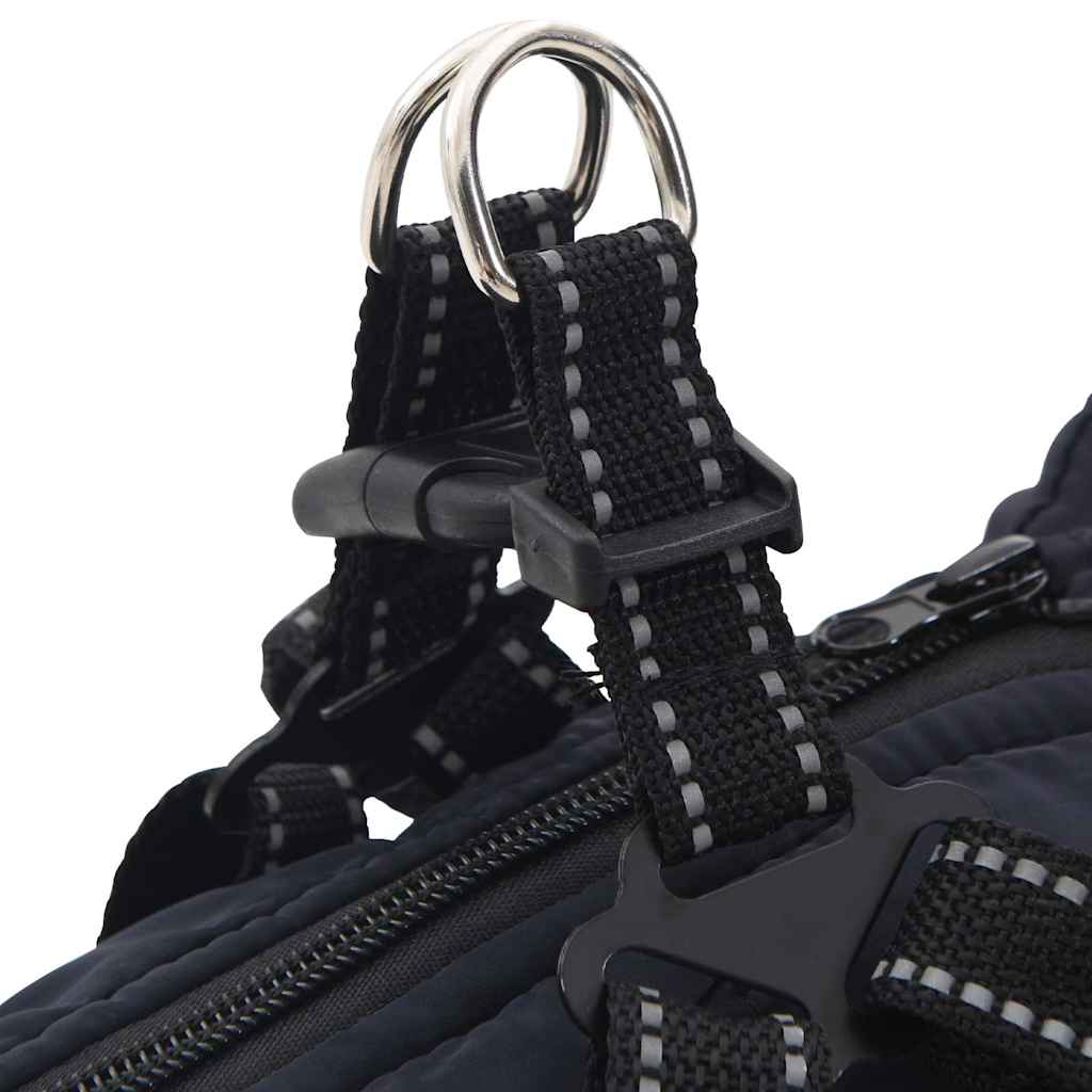 παλτό σκύλου ιμάντα αδιάβροχο αντανακλαστικό ναυτικό μπλε L28