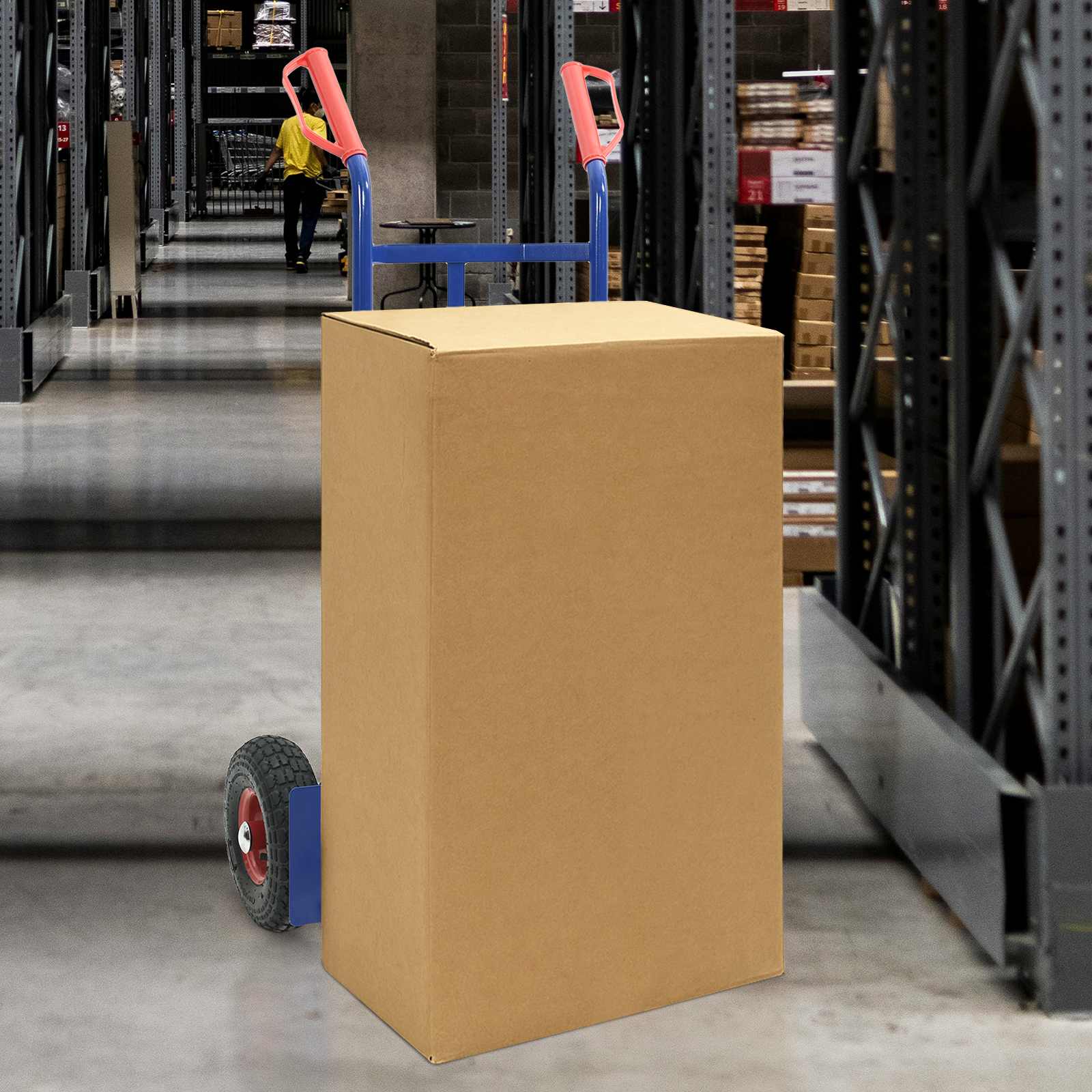 Επεκτεινόμενο Καρότσι Χειρός Μπλε και Κόκκινο 57 x 46 x 113 εκ. - Pakobazaar