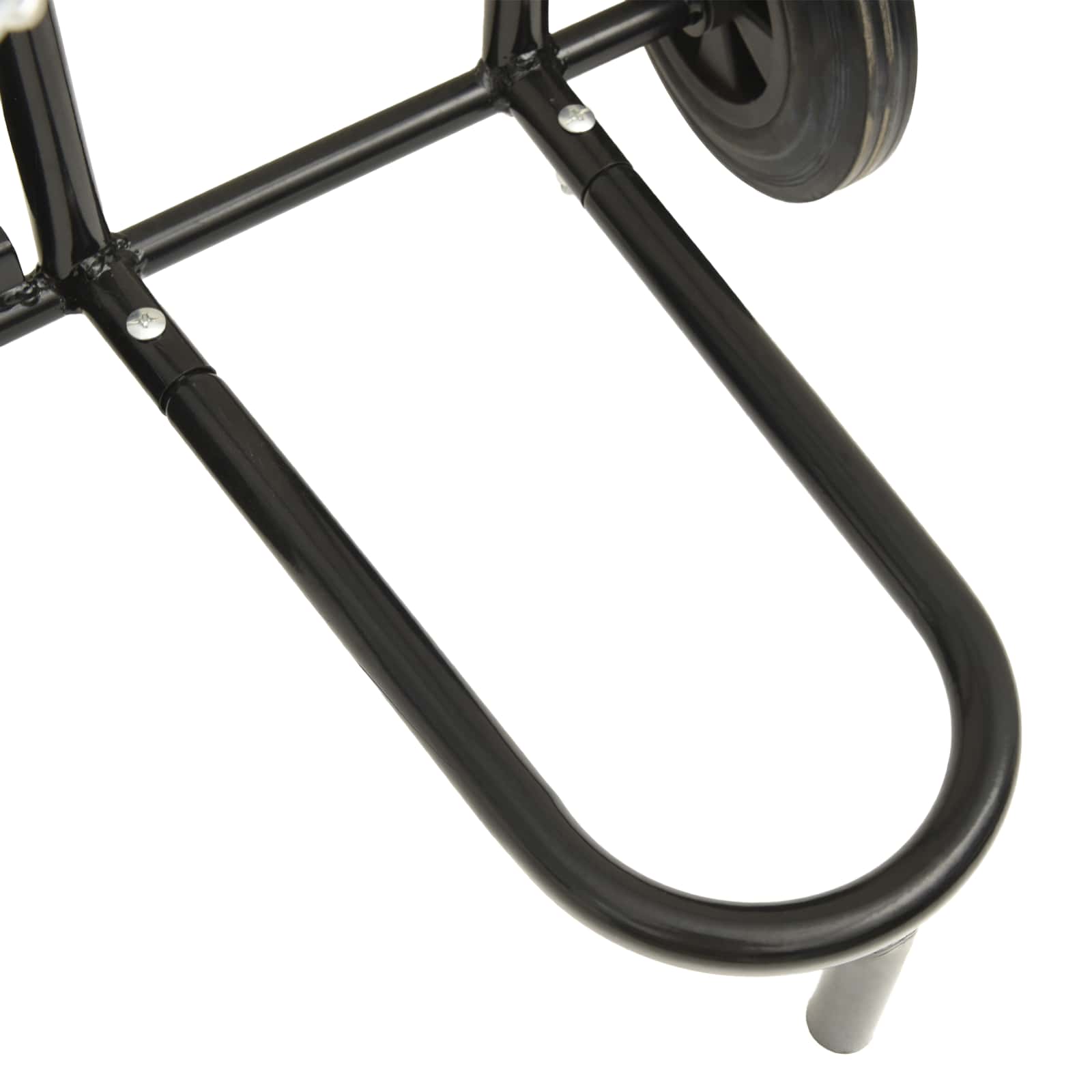 Χειροκίνητο Καρότσι Μαύρο και Κόκκινο 49 x 49 x 101 εκ Ατσάλι - Pakobazaar