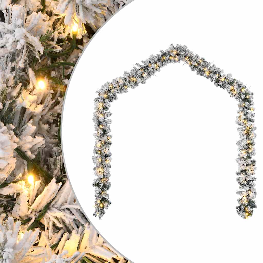 Γιρλάντα Χριστουγεννιάτικη με Λαμπάκια LED Πράσινη 20 μ. PVC - Pakobazaar