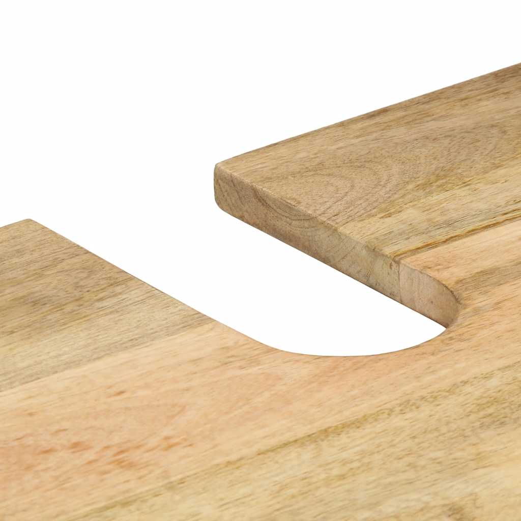 Έπιπλα Μπάνιου Σετ 2 Τεμαχίων από Μασίφ Ξύλο Μάνγκο