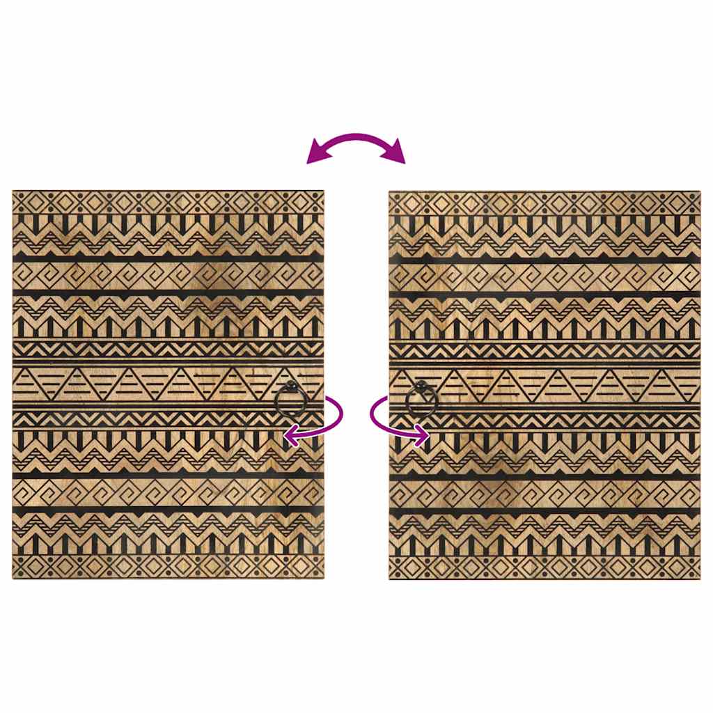 Έπιπλα Μπάνιου Σετ 5 Τεμαχίων από Μασίφ Ξύλο Μάνγκο - Pakobazaar