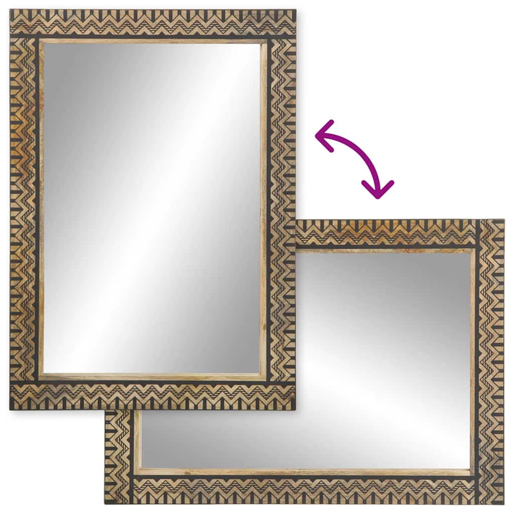 Έπιπλα Μπάνιου Σετ 5 Τεμαχίων από Μασίφ Ξύλο Μάνγκο - Pakobazaar