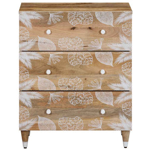 Sideboards 2 τεμάχια 60x33,5x75 cm μασίφ ξύλο Mango
