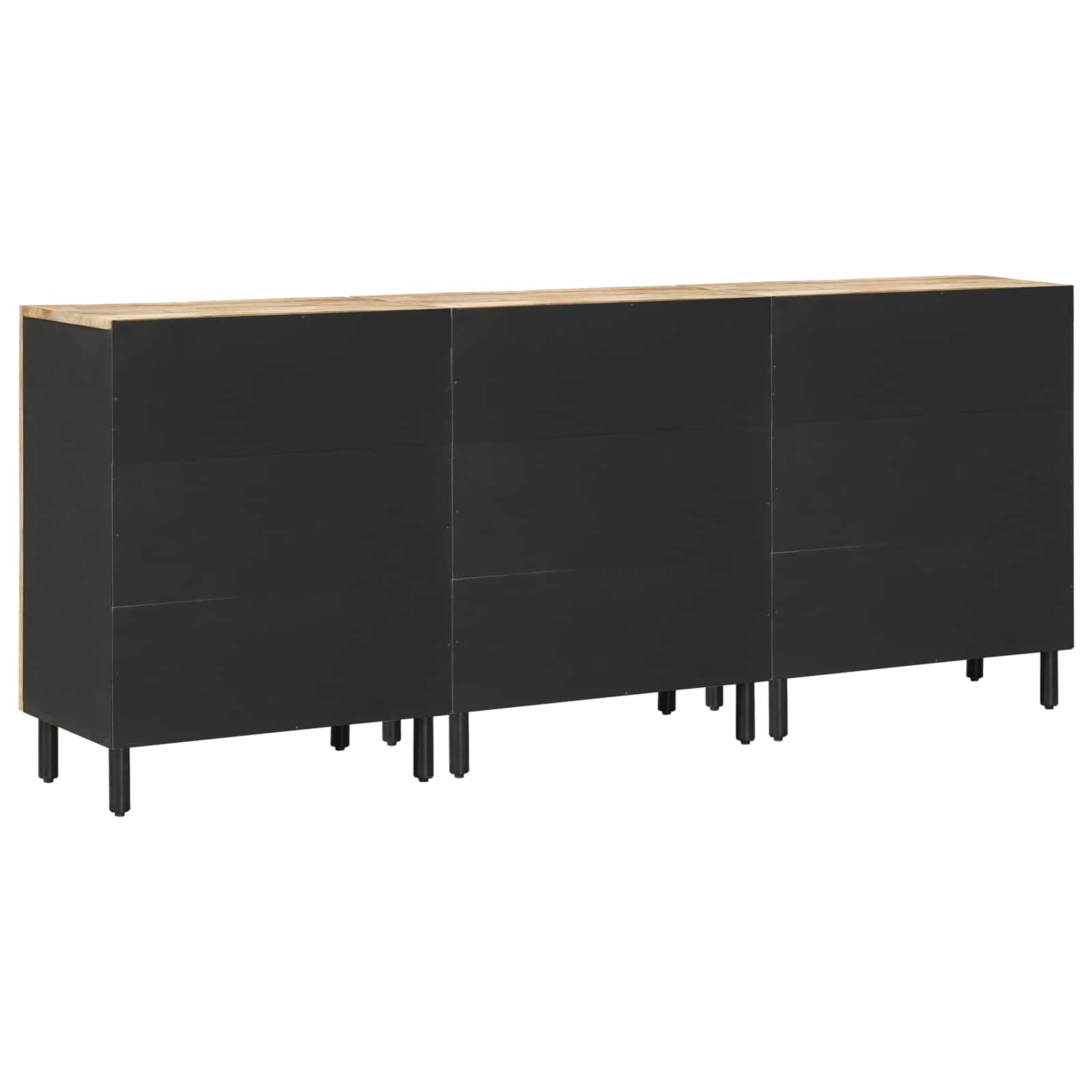 Ντουλάπες Αποθήκευσης 3 τμχ. 180 x 33 x 75 εκ. Φυσικό