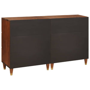 Σετ Μπουφέδων 2 pcs Καφέ 60 x 33,5 x 75 εκ. Στερεό ξύλο μάνγκο - Pakobazaar