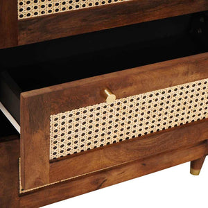 Σετ Μπουφέδων 3 pcs Καφέ 180 x 33 x 75 εκ. Στερεό ξύλο μάνγκο - Pakobazaar