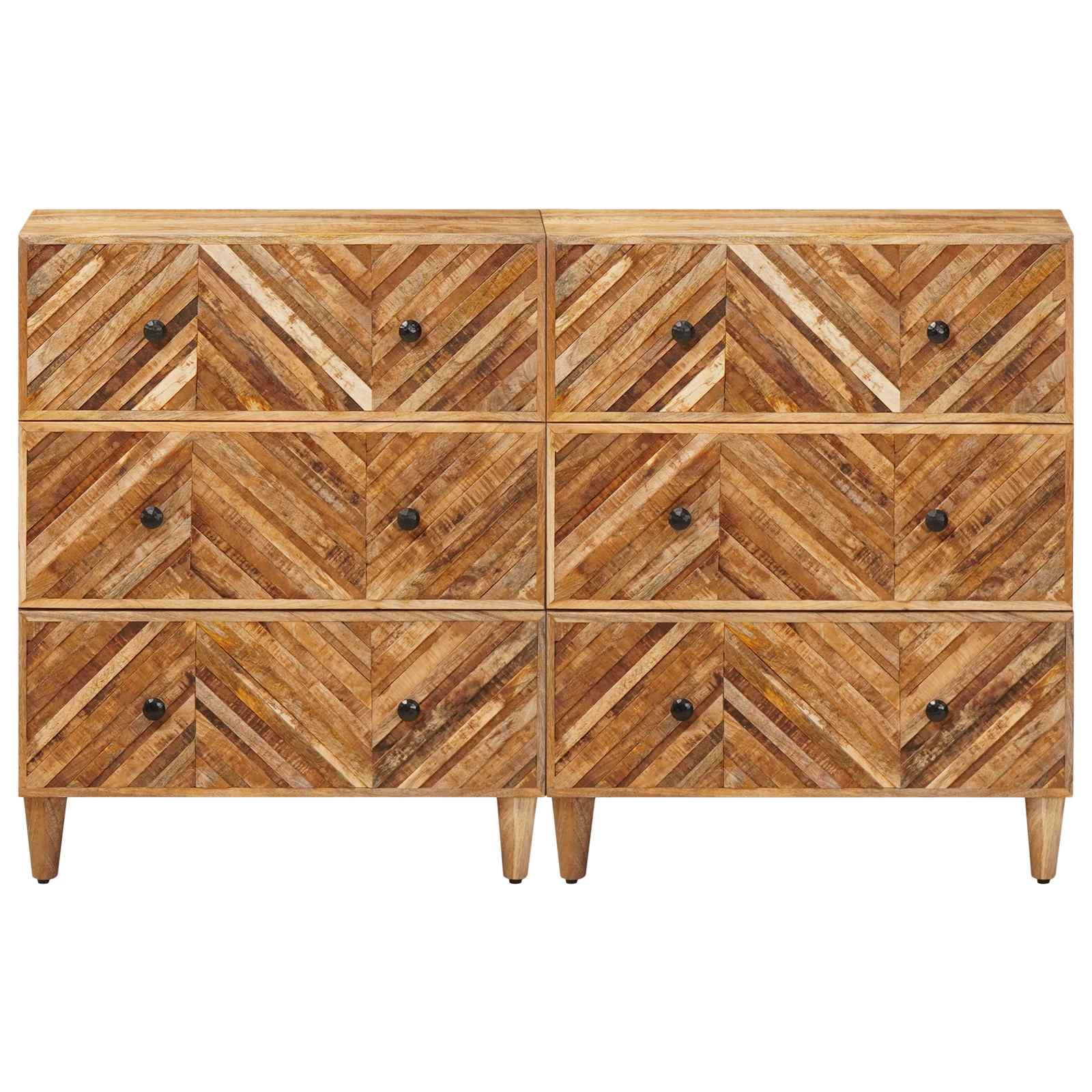 Ντουλάπες Αποθήκευσης 2 pcs Καφέ 60 x 33,5 x 75 εκ. - Pakobazaar