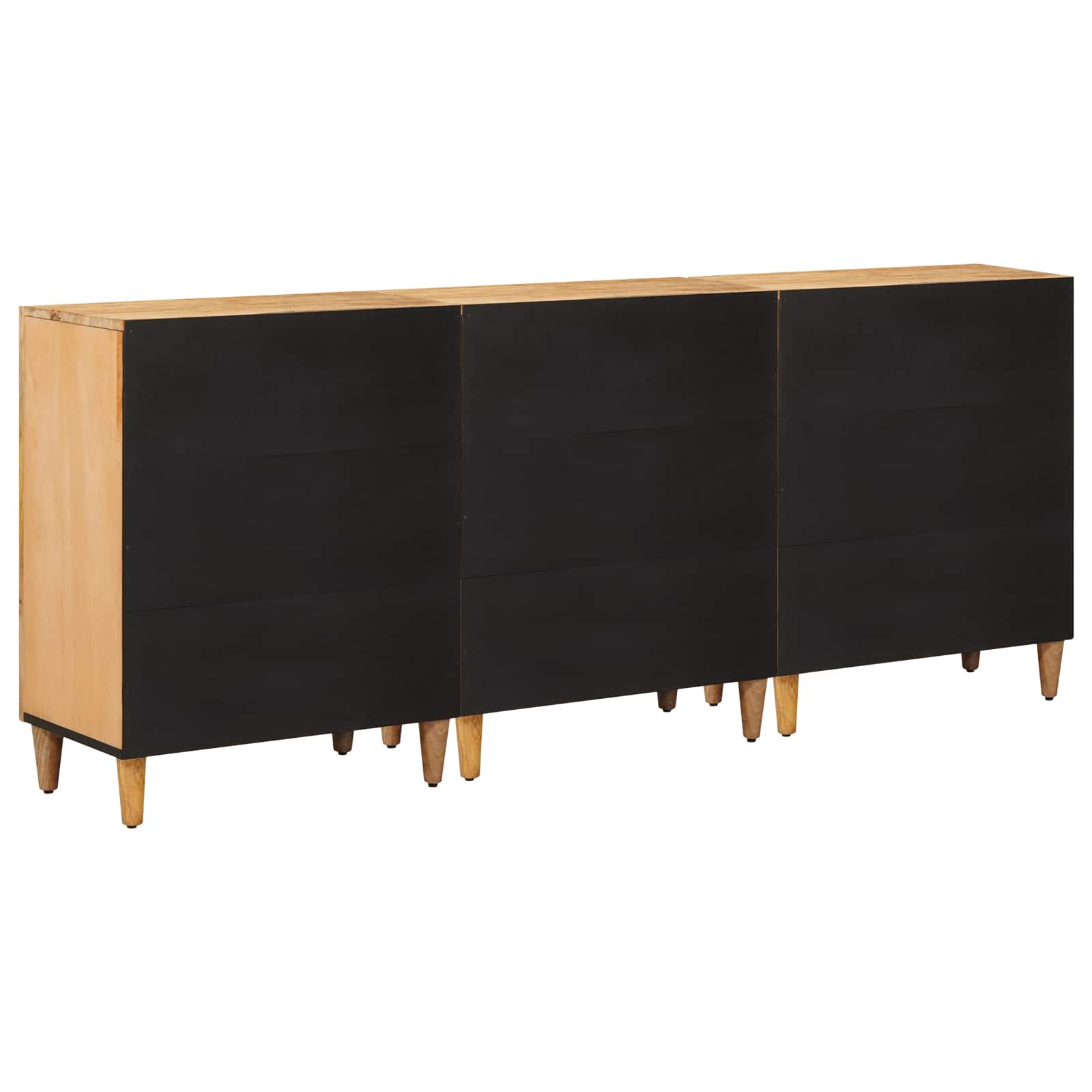 Ντουλάπες Αποθήκευσης 3 pcs Καφέ 60 x 33,5 x 75 εκ. - Pakobazaar