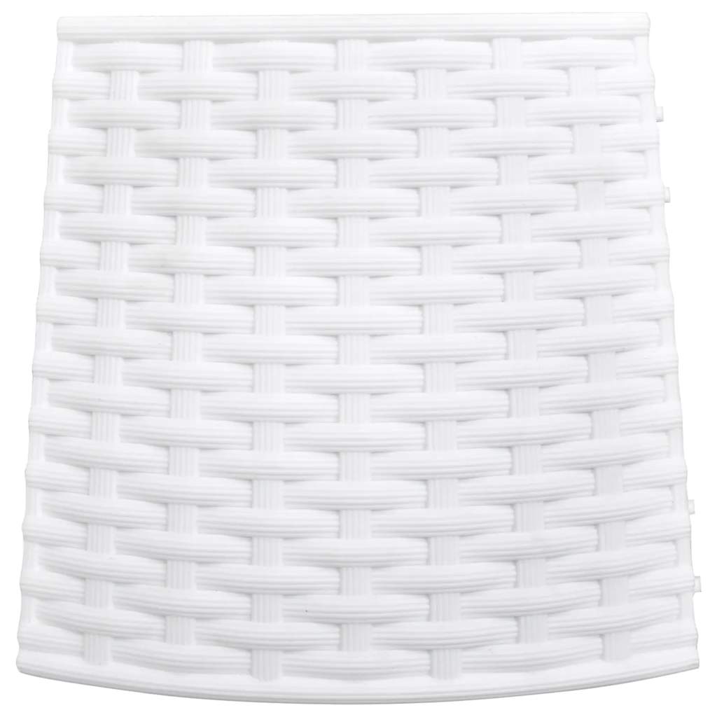 Φούστα Χριστουγεννιάτικου Δέντρου Λευκό Ø56x23 cm Πλαστικό